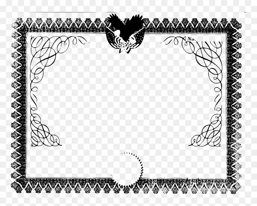 Deed Border Template - Border Of Template Png Hd, Transparent Png - border template png