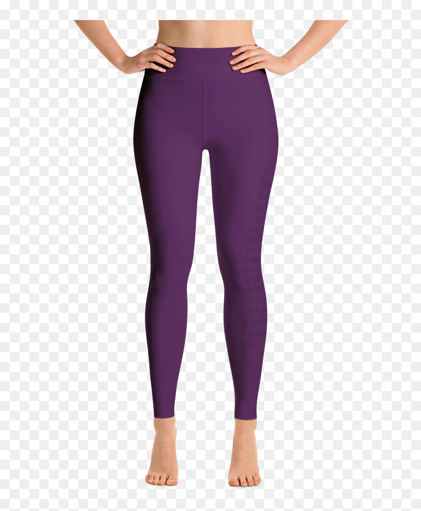 Purple Corinthians Yoga Leggings - Leggings, HD Png Download - corinthians png