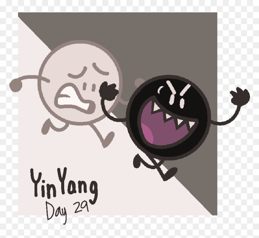 Here’s Day - Illustration, HD Png Download - tumblr png yin yang