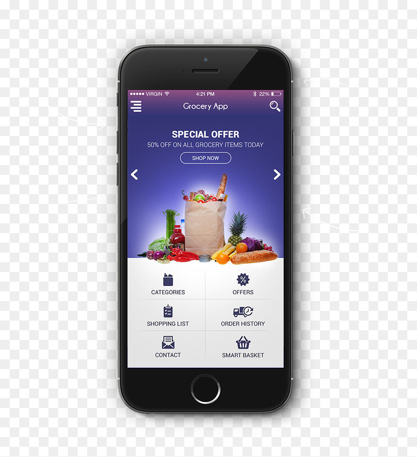 Samsung Galaxy, HD Png Download - grocery list png