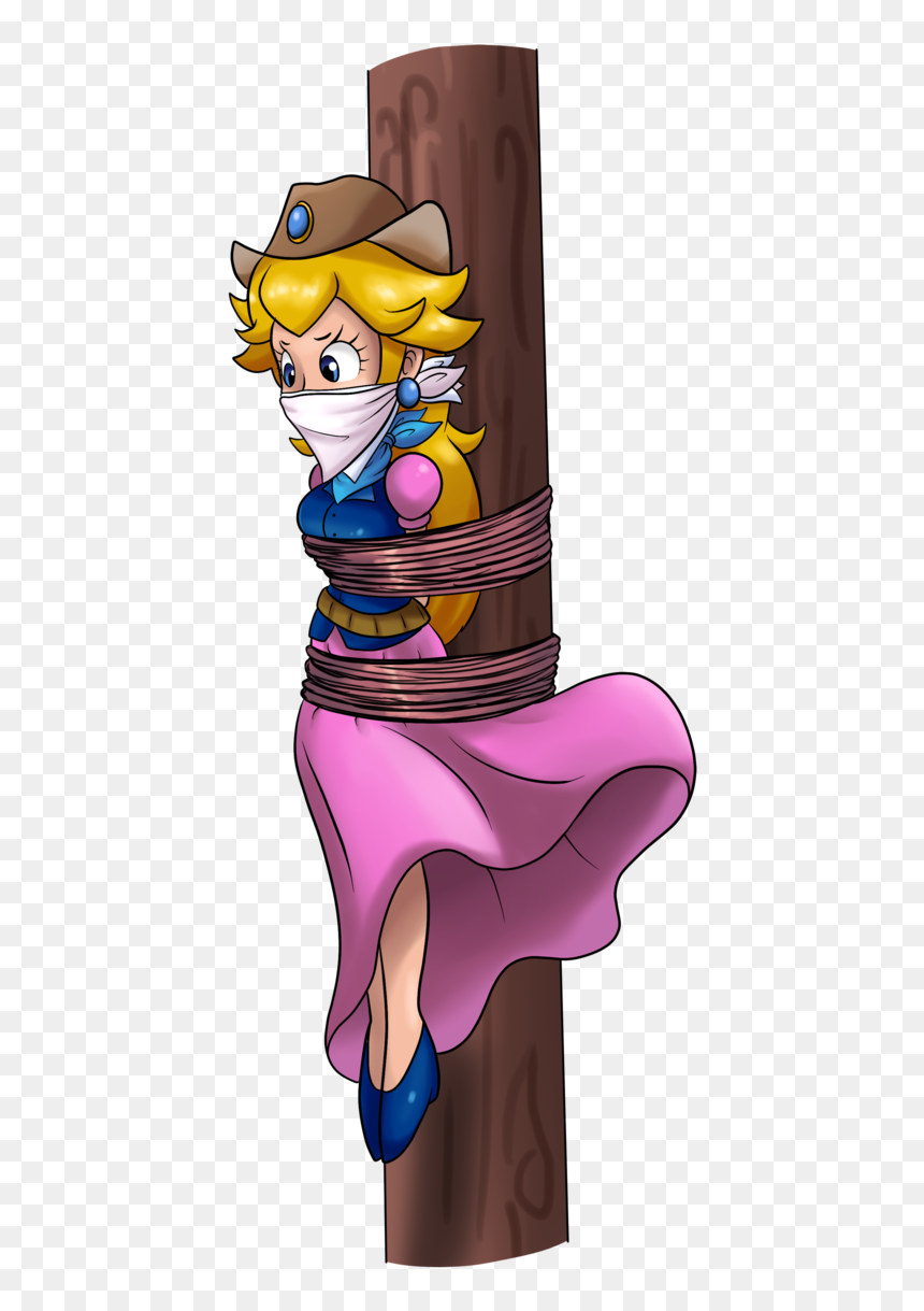 Clipart Star Deputy - Princess Peach Pole Tied, HD Png Download - sheriff callie characters png