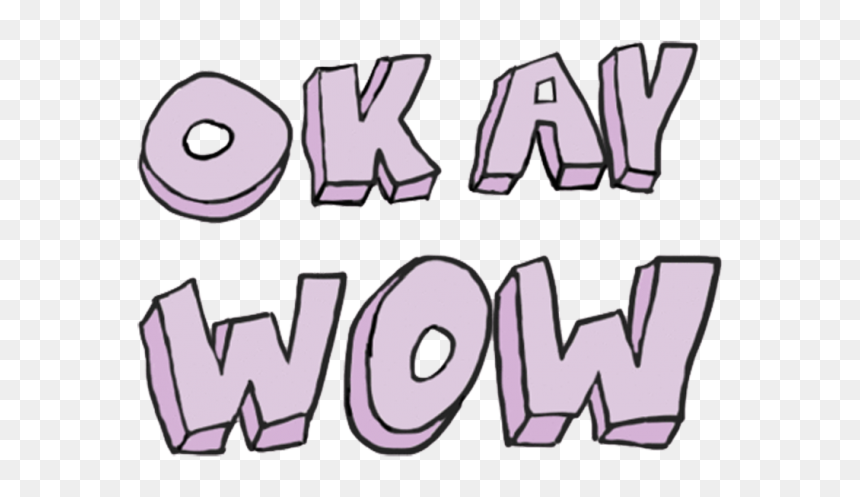 Tumblr Clip Art Text Portable Network Graphics Image - Ok Wow, HD Png Download - tumblr fall png