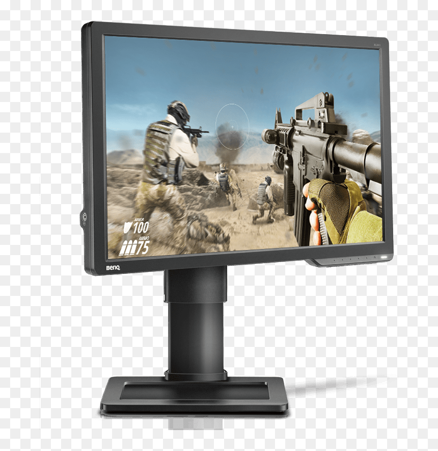 27.0 Benq Zowie Xl2720, HD Png Download - gaming setup png