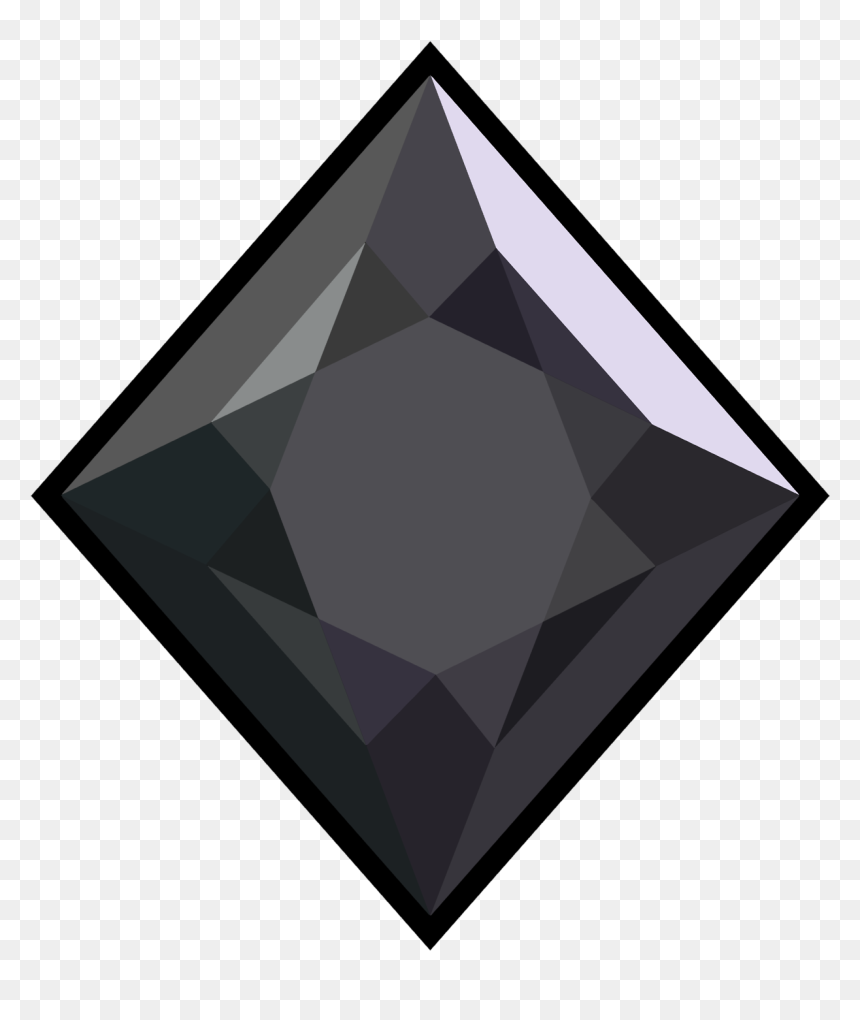 Transparent Diamond Png Transparent - Steven Universe Black Diamond Gemstone, Png Download - diamond png tumblr