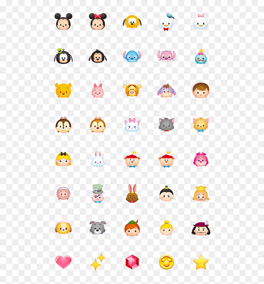 Tsum Tsum Emoji, HD Png Download - disney tsum tsum png