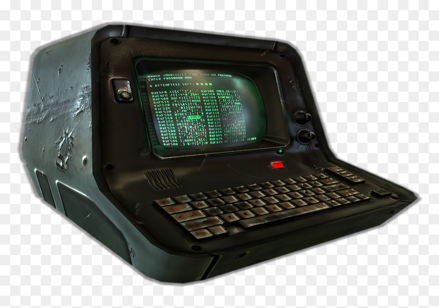 Dna Computer - Fallout Computer, HD Png Download - ibuypower png