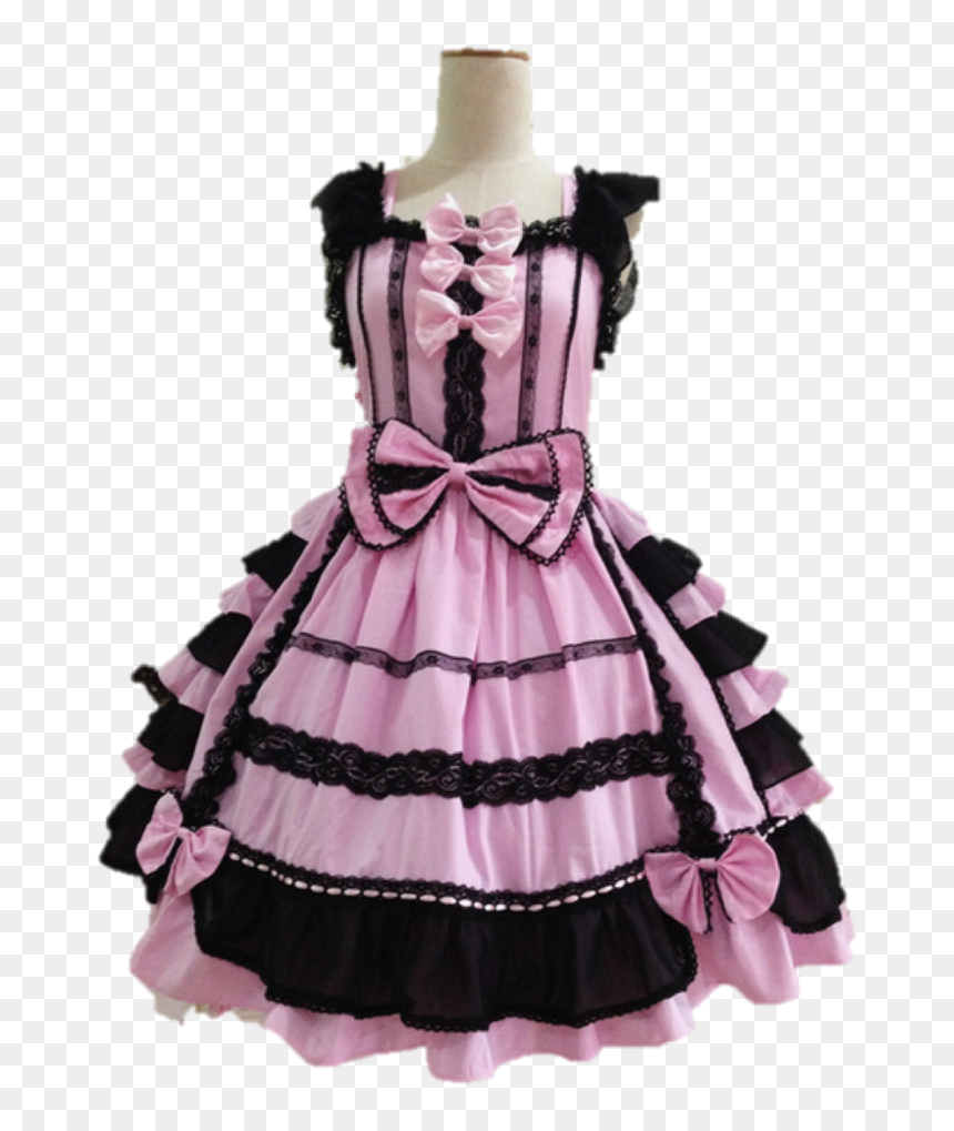 Lolita Dress Png, Transparent Png - purple minion png