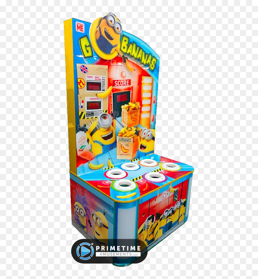 Go Bananas By Adrenaline Amusements - Hammer Game, HD Png Download - purple minion png