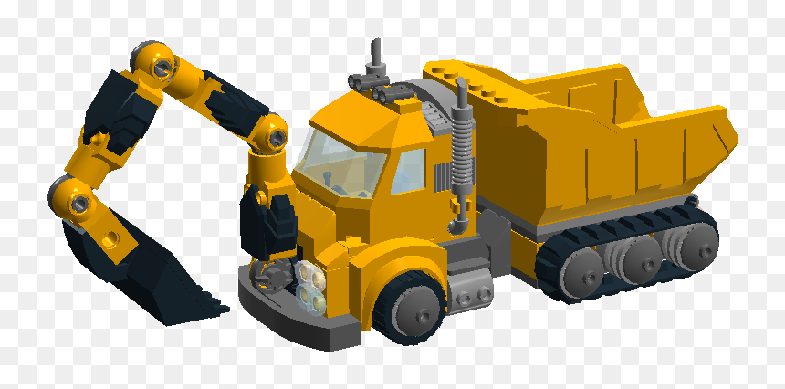 Odd Construction Vehicle 3 - Bulldozer, HD Png Download - construction truck png