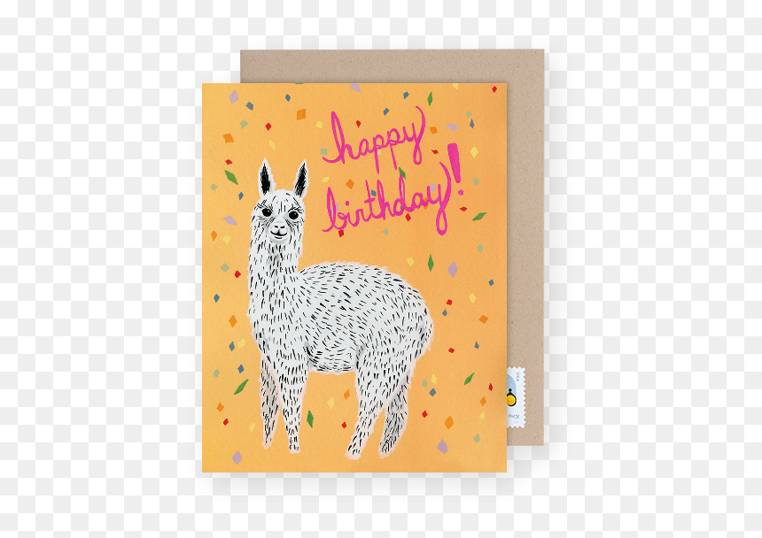 Best Friend"s Birthday Card - Llama, HD Png Download - birthday png tumblr