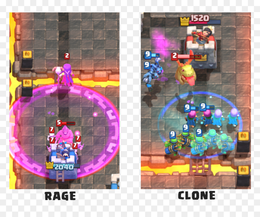 Clone Vs Rage - Pc Game, HD Png Download - clash royale witch png