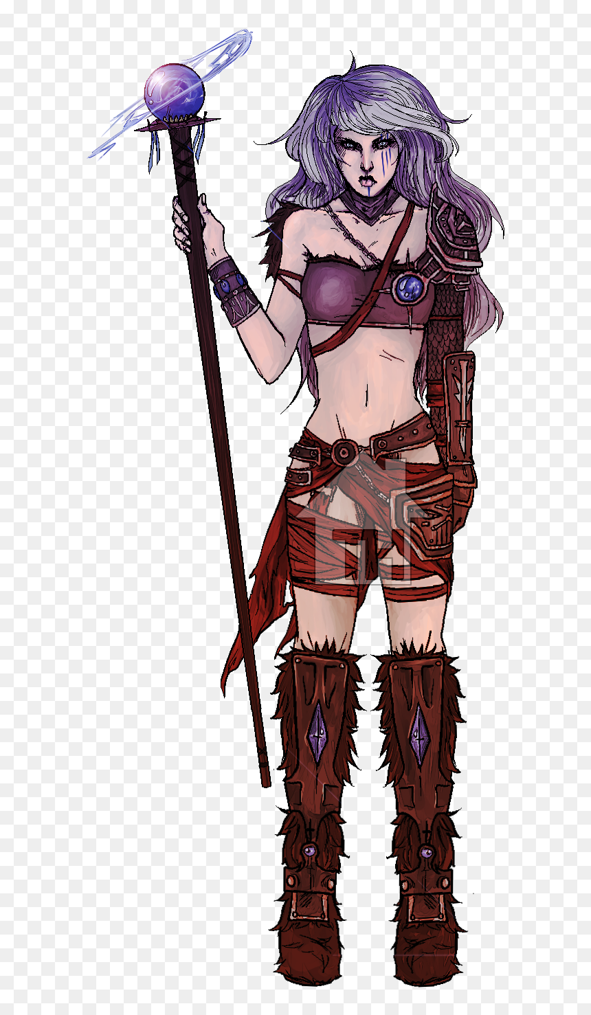 Woman Warrior, HD Png Download - skyrim character png