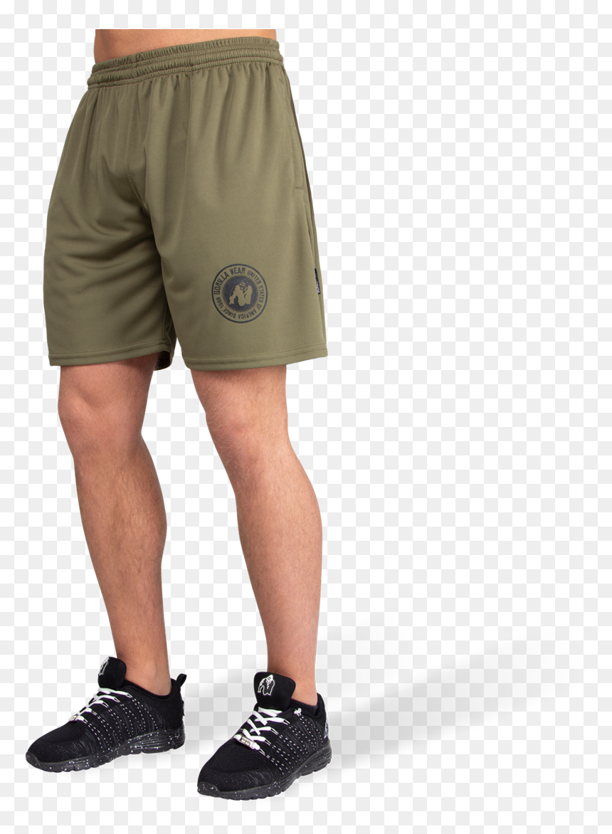 Forbes Shorts - Army Green - Gorilla Wear Pittsburgh Sweat Shorts, HD Png Download - green m&m png