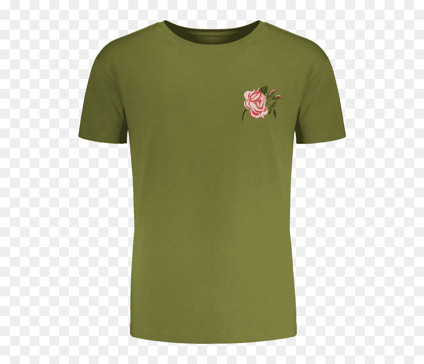 Broderie T_shurt Png, Transparent Png - green m&m png