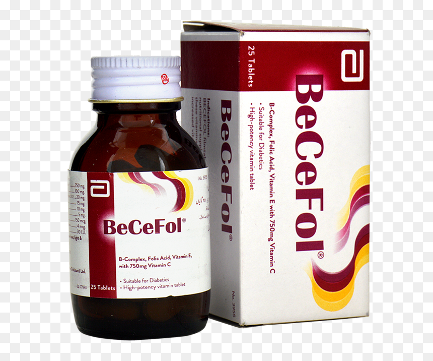 Becefol Tablet Benefits In Urdu, HD Png Download - acid tab png