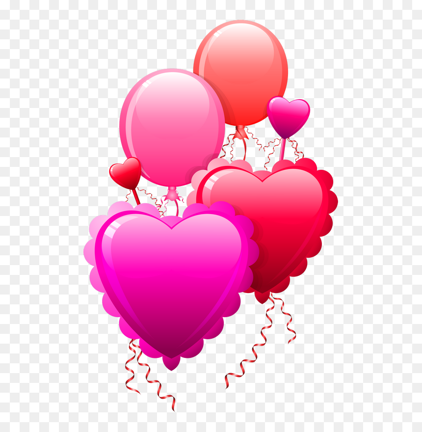 Happy Birthday To You Balloons, HD Png Download - feliz dia de san valentin png
