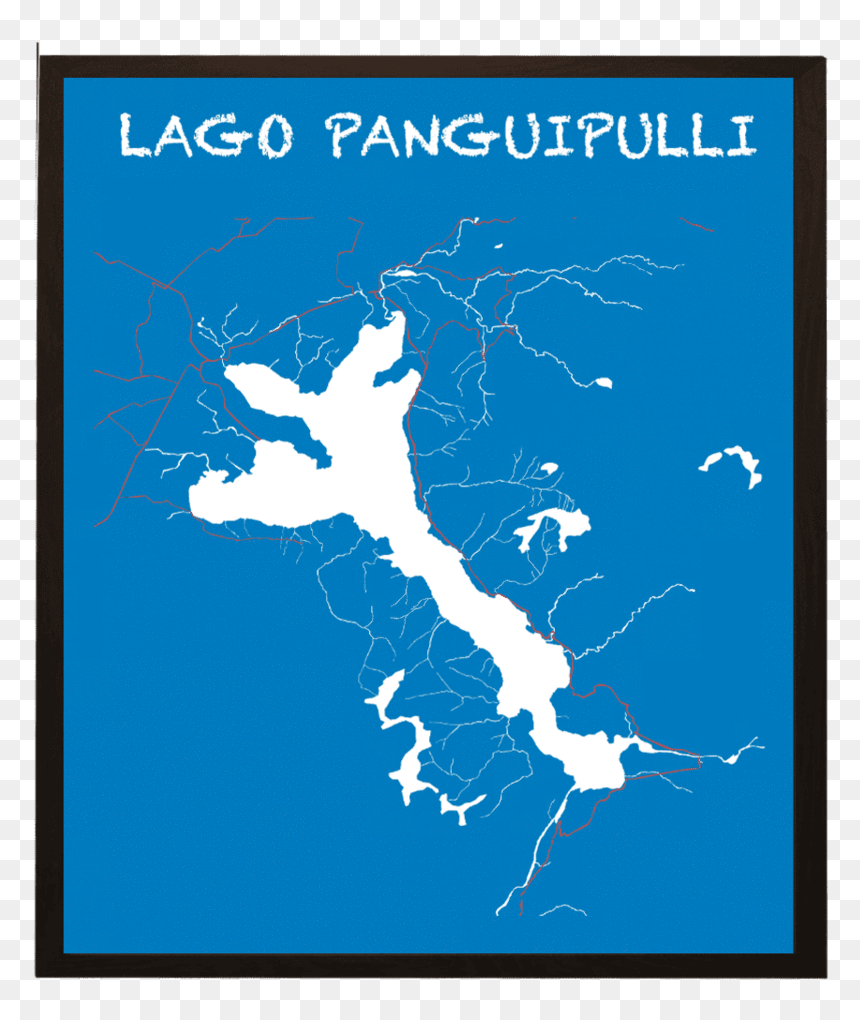 Lago Villarrica Igm, HD Png Download - marco negro png