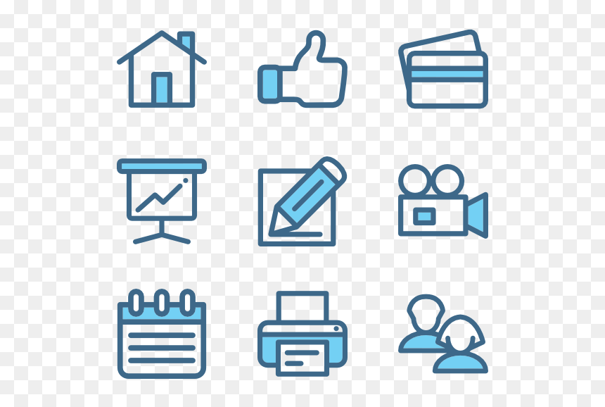 Icons Page, HD Png Download - color line png