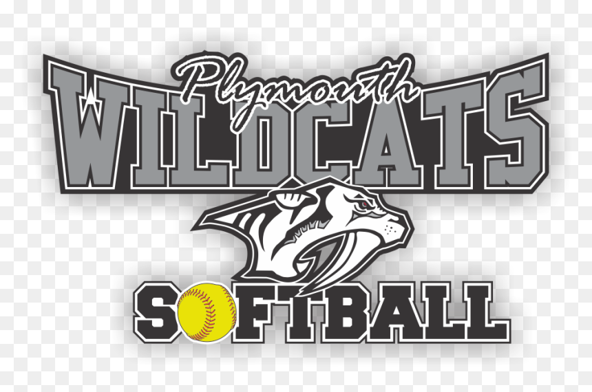 Plymouth Wildcats, HD Png Download - softball stitches png