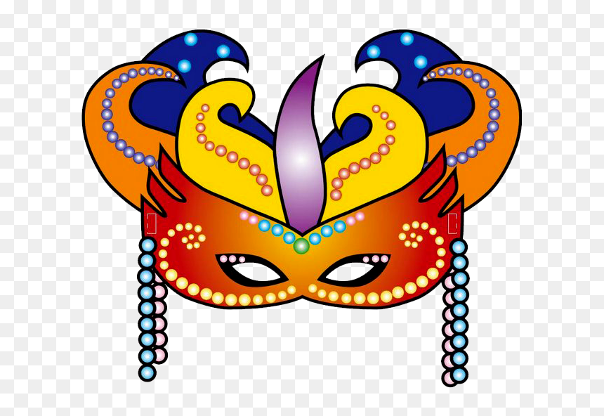 Máscara De Carnaval Em Png - Printable Colorful Mask, Transparent Png - mascaras de carnaval png