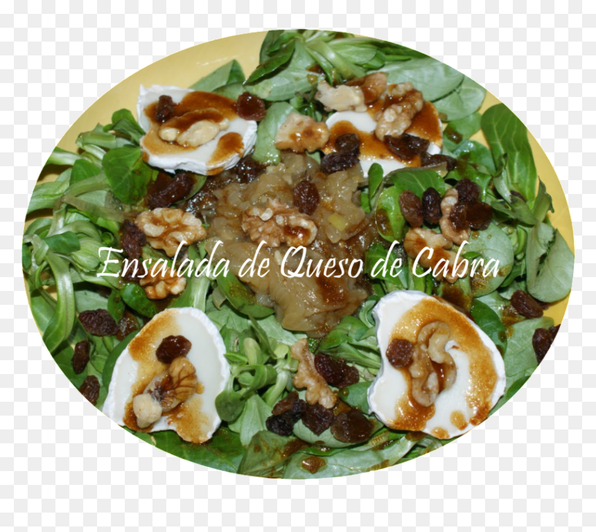 Ensalada De Queso De Cabra Y Cebolla Caramelizada, HD Png Download - ensalada png
