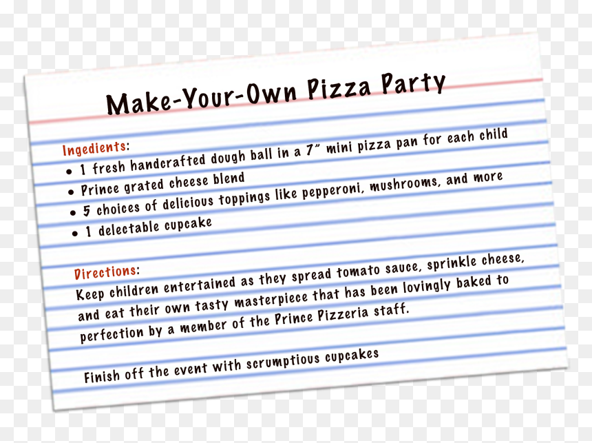 A Close Up Of A Sign - Display Device, HD Png Download - pizza party png