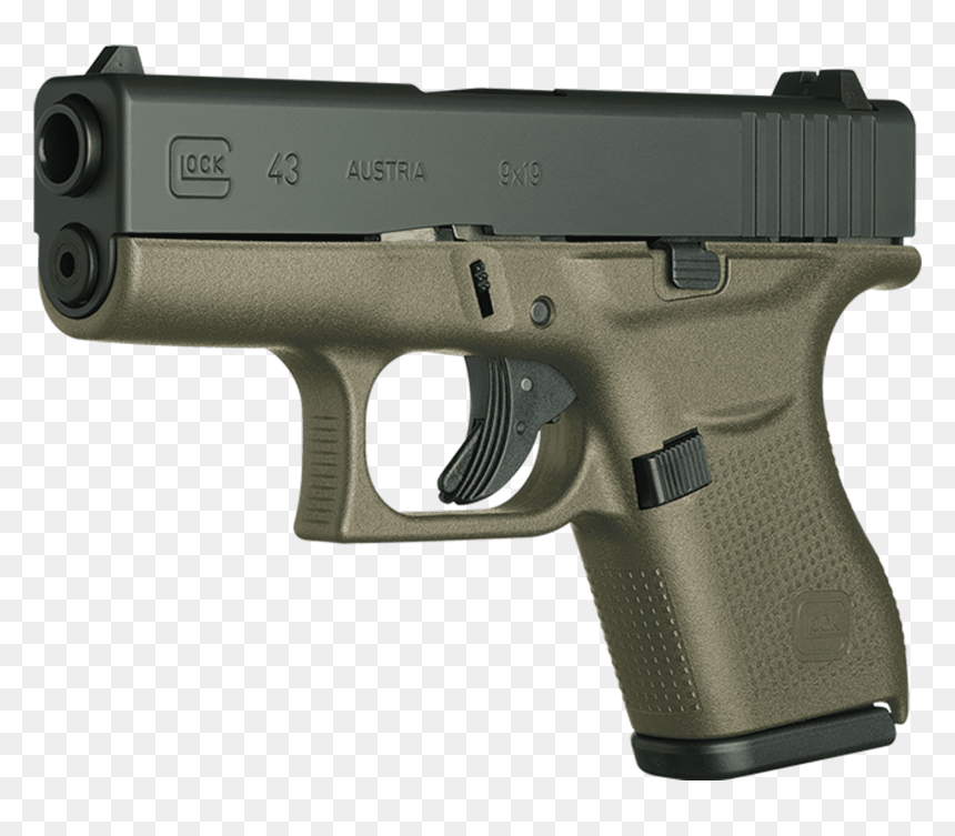 Glock 26 Pistol 9�19mm Parabellum Glock - Glock G3, HD Png Download - 9mm pistol png