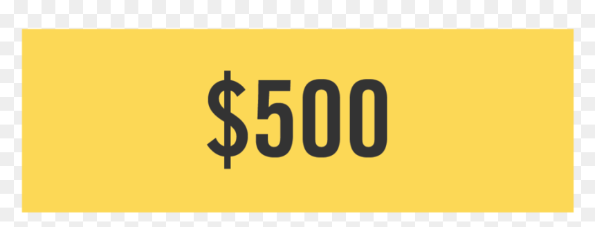 Donate Yellow 500 - Tan, HD Png Download - 500 png