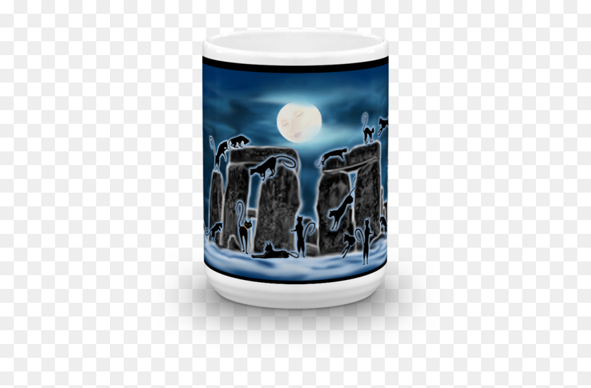 Bast Moon Over Stonehenge Mug - Mat, HD Png Download - stonehenge png