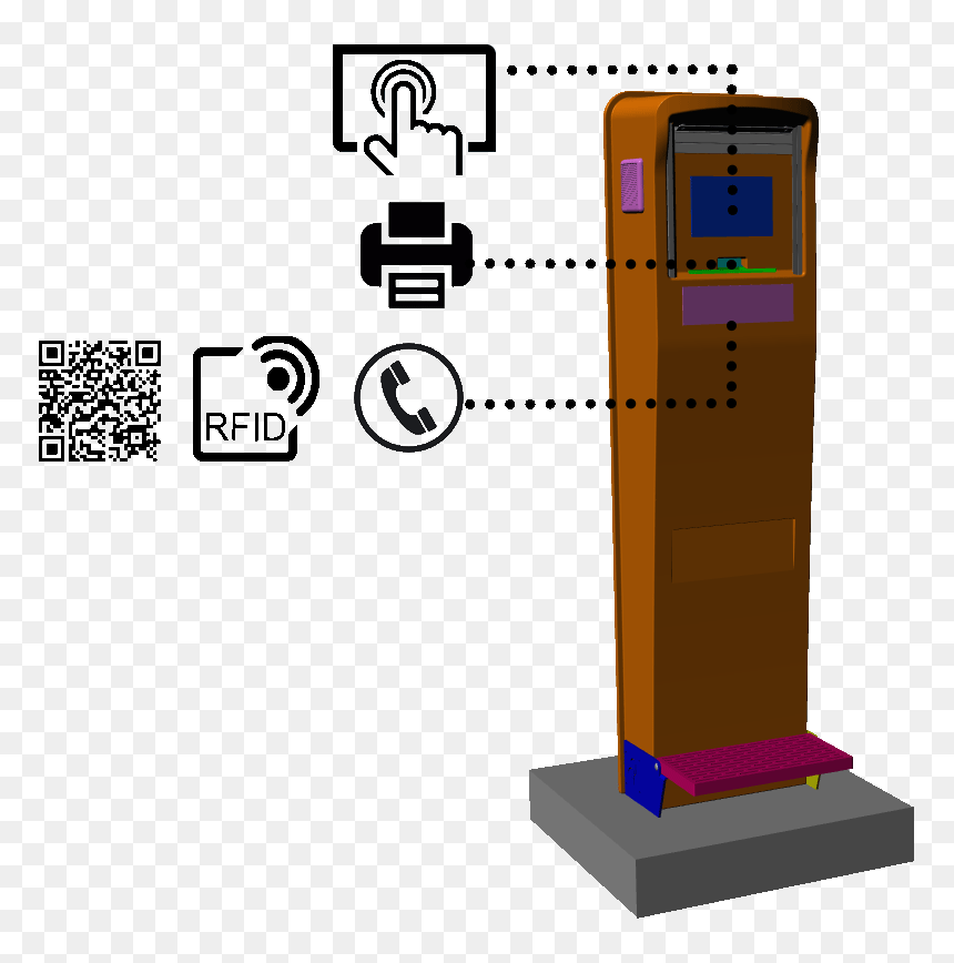 3d Weighing Terminal - Electronics, HD Png Download - touch png