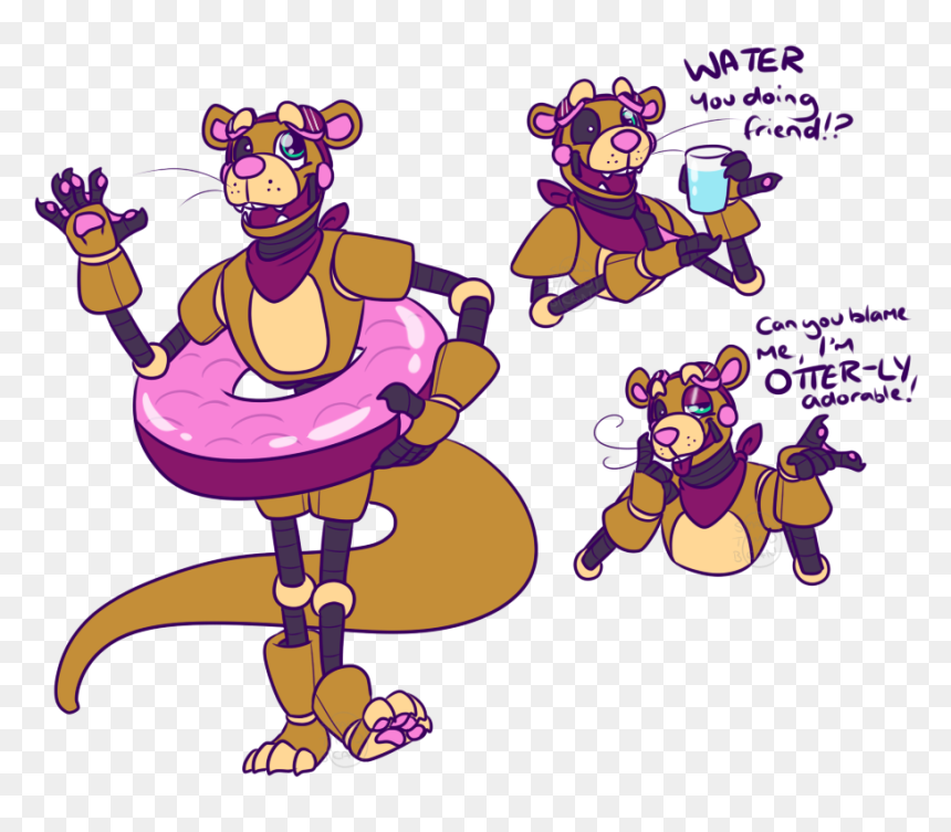 Music Man Png - Fnaf Otter Oc, Transparent Png - music.ly png