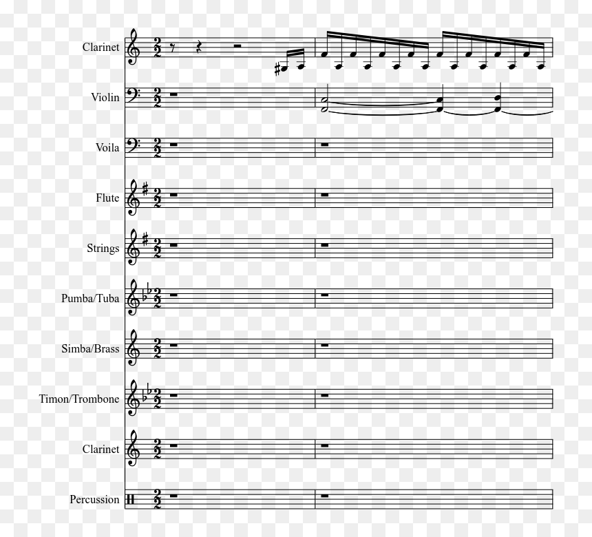 Transparent Pumba Png - Sheet Music, Png Download - music.ly png