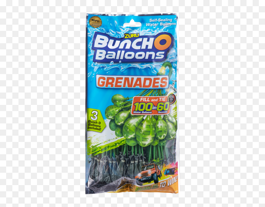 Bunch O Balloons Splash To Win, HD Png Download - grenades png