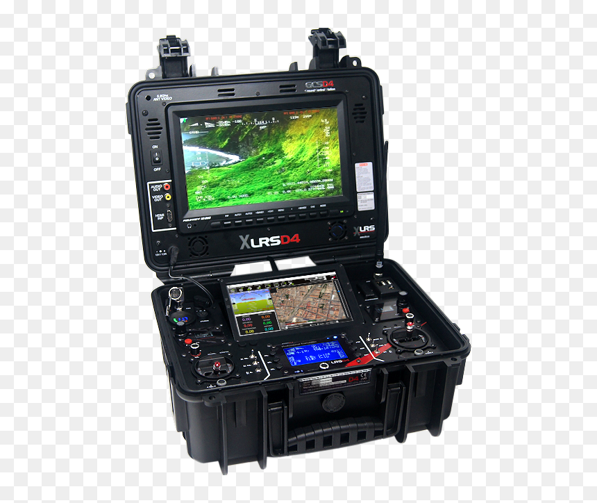 Gcsd4 Suitcase-0008 W30 Computer Setup, Old Computers, - Drone Ground Control Station, HD Png Download - my computer png