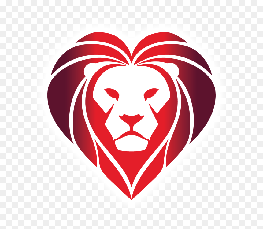 Lions Head Icon, HD Png Download - tiny heart png