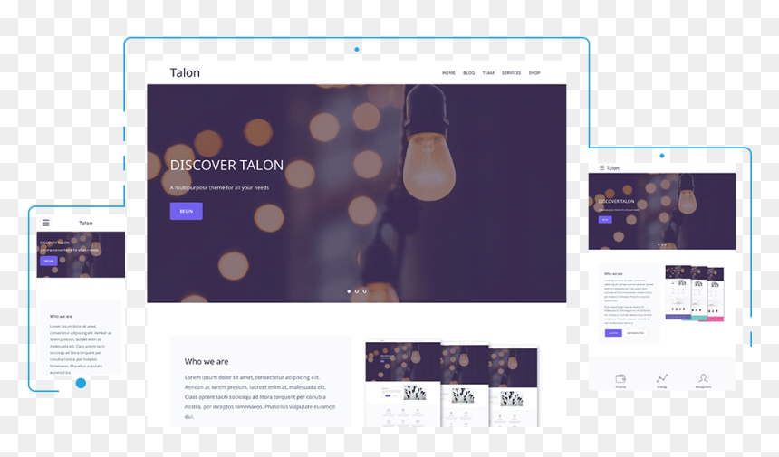 Talon Wordpress Theme, HD Png Download - talon png