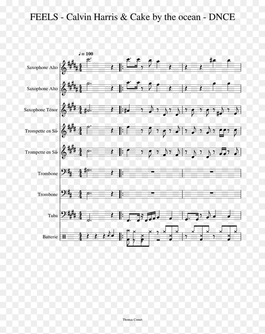 Dreams Are Made Blue Devils Trumpet Sheet, HD Png Download - calvin harris png