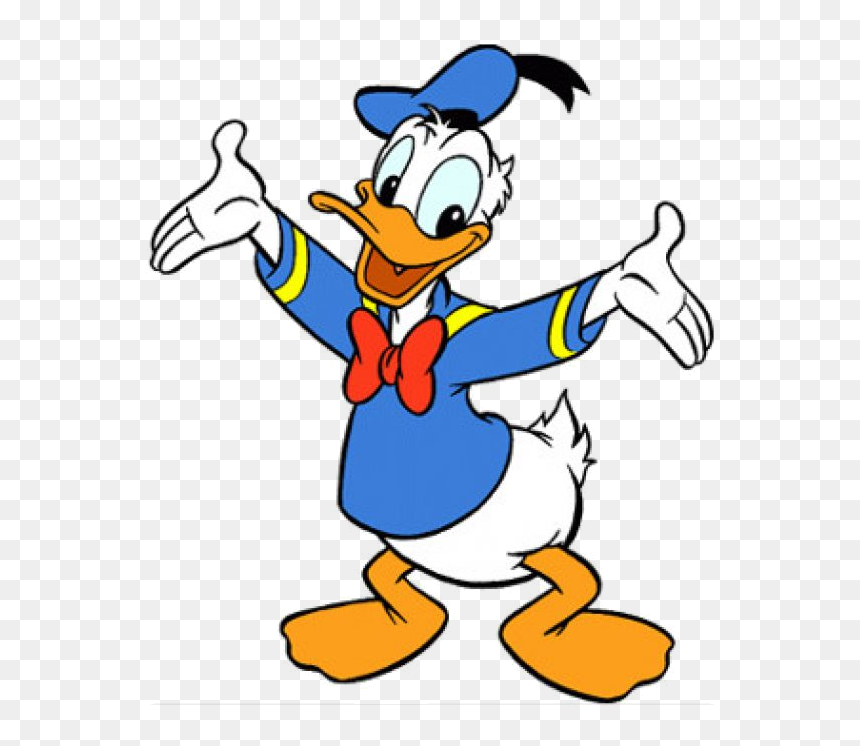 Donald Duck Clipart, HD Png Download - pato png