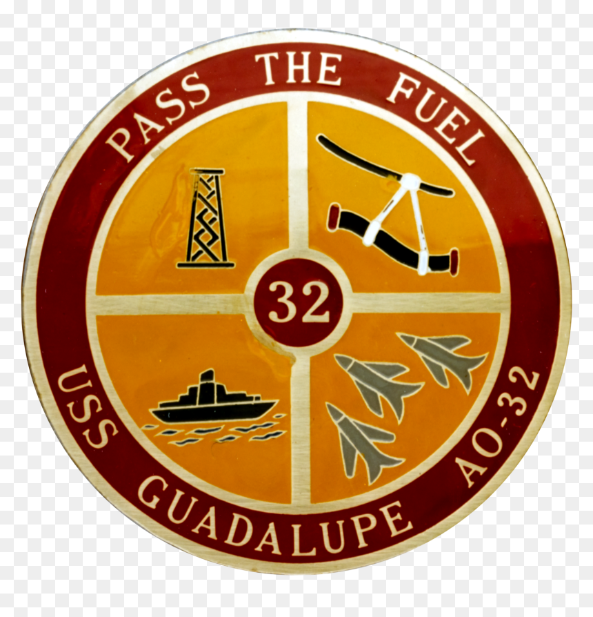 Uss Guadalupe Insignia, 1975 (nh 85753 Kn) - Emblem, HD Png Download - the 1975 png