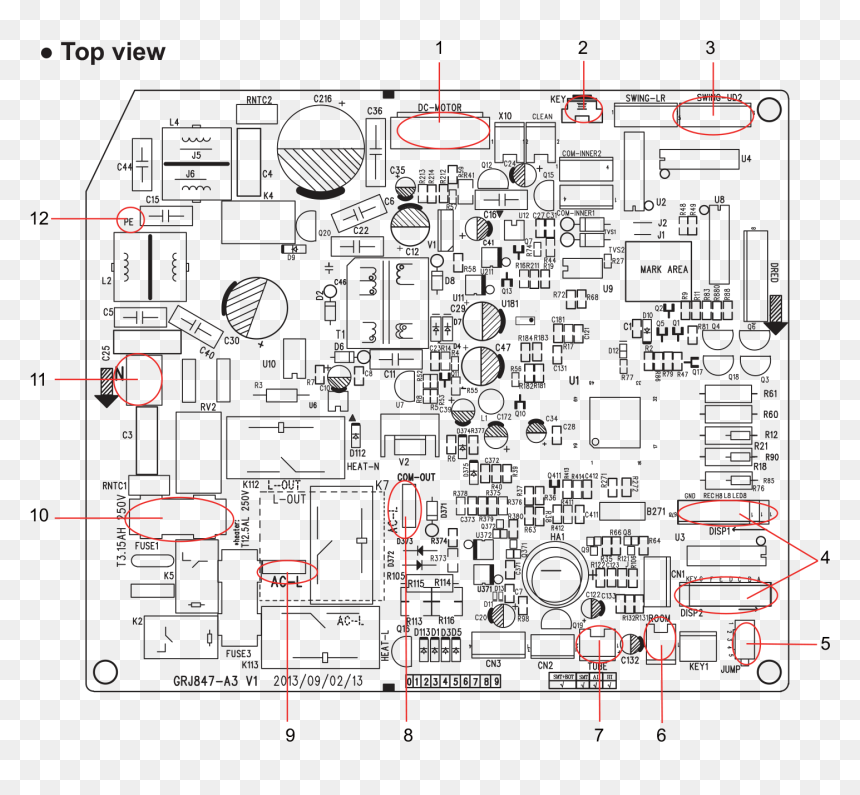 Diagram, HD Png Download - pcb png