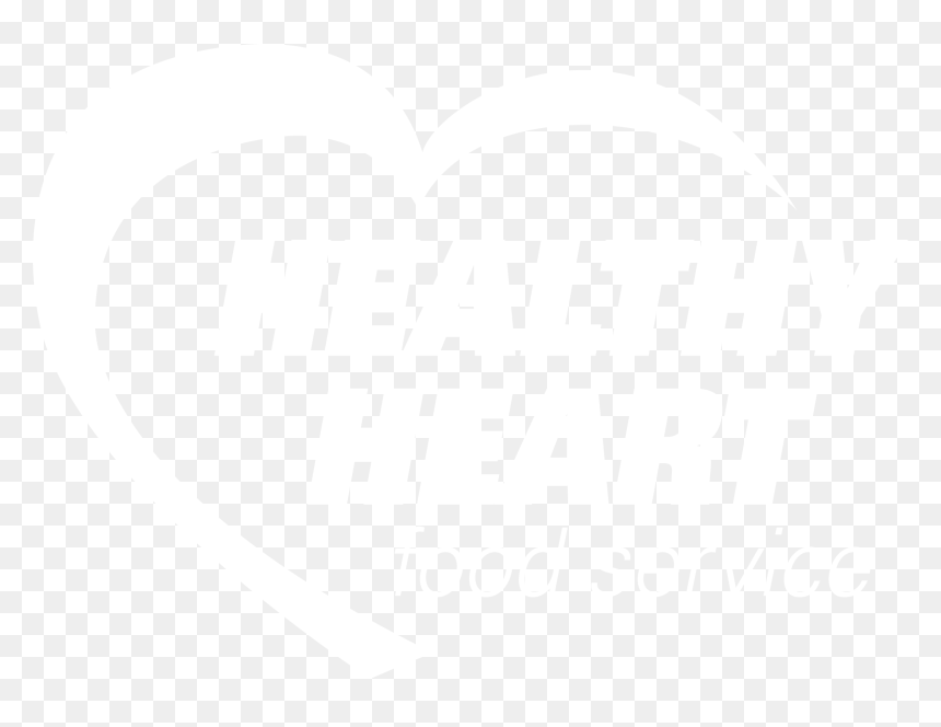 White Healthy Heart Logo - Graphic Design, HD Png Download - healthy heart png