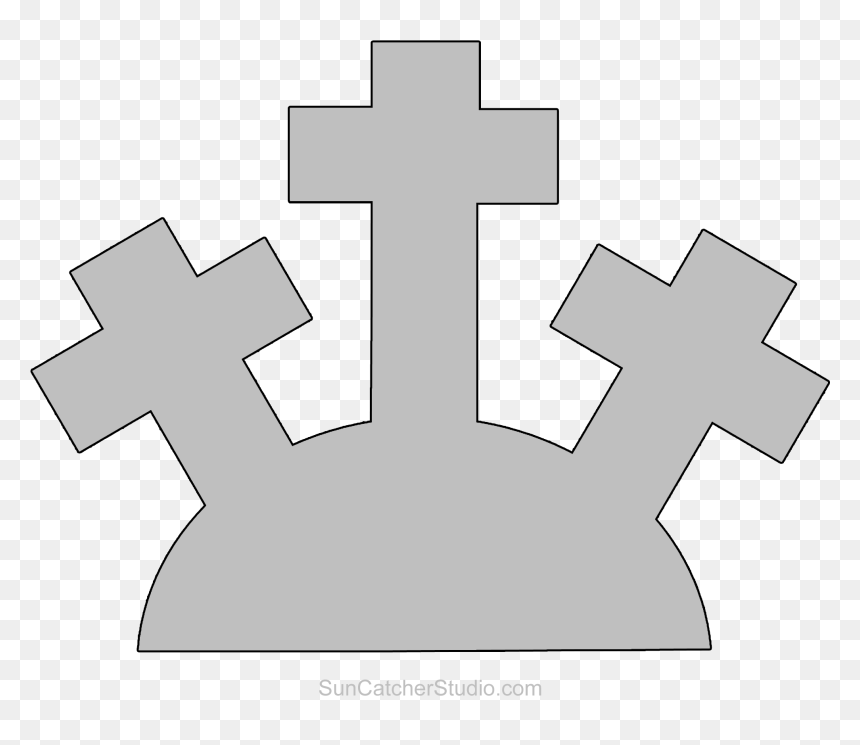 Cross, HD Png Download - three crosses png