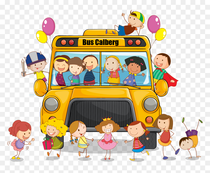 Kids School Van, HD Png Download - educacion png