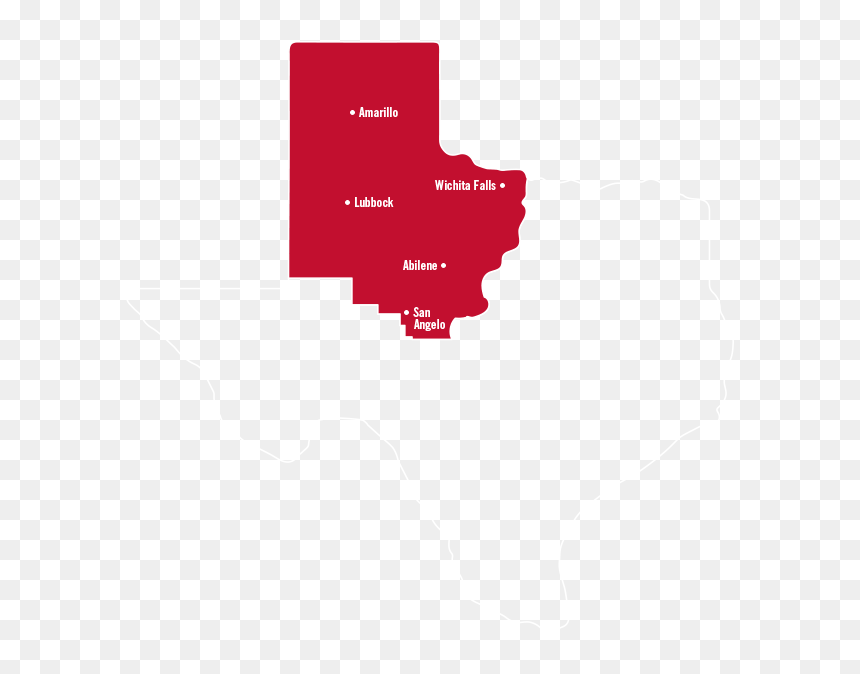 Map Panhandle Plains, HD Png Download - plains png