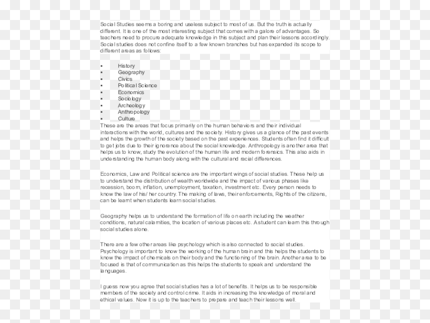 Document, HD Png Download - social studies png