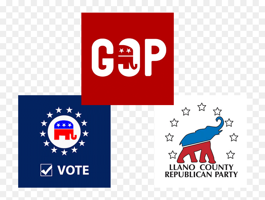 Llano County Republican Party - Graphic Design, HD Png Download - gop png