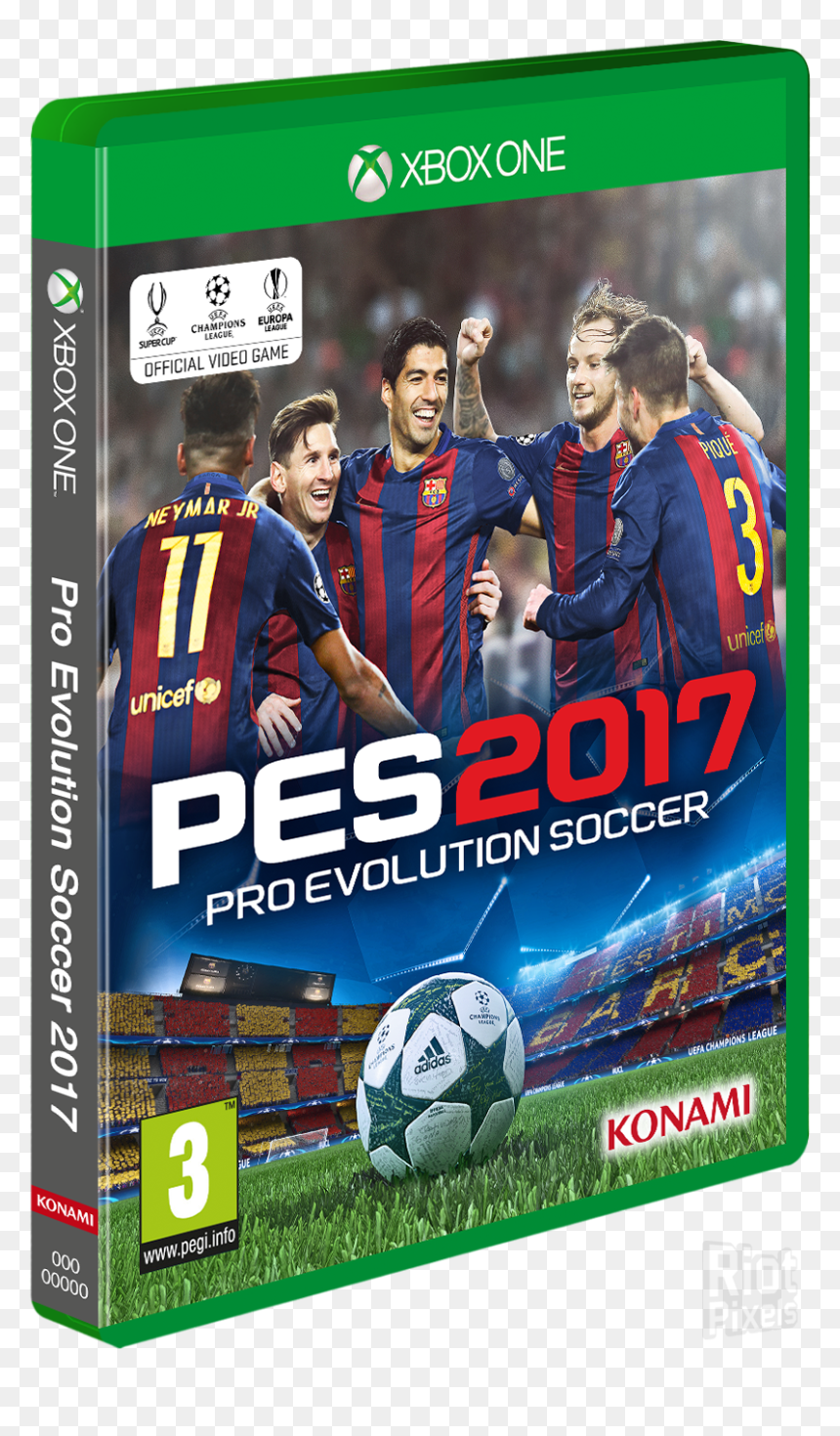 Pro Evolution Soccer 2017 Xbox One, HD Png Download - pes 2016 png