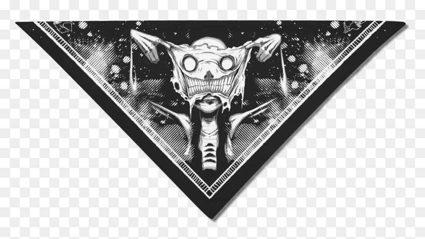 Bandana Png Folded - Kerchief, Transparent Png - pirate bandana png