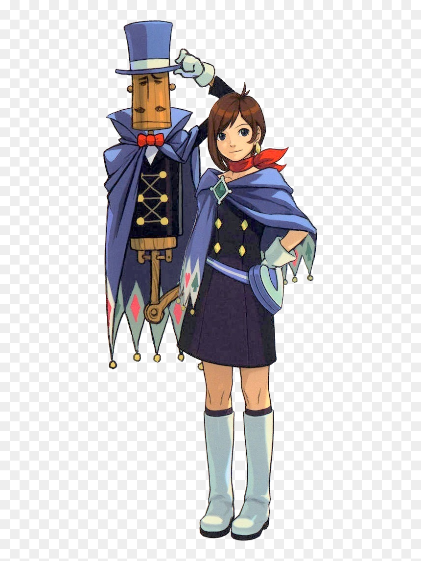 Trucy Wright Hd Gif, HD Png Download - ace attorney png