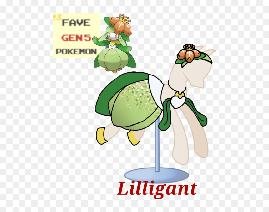 Pokemon Lilligant, HD Png Download - lilligant png